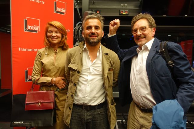 Marie-Dominique Lelièvre, Alexis Corbière et Brice Couturier