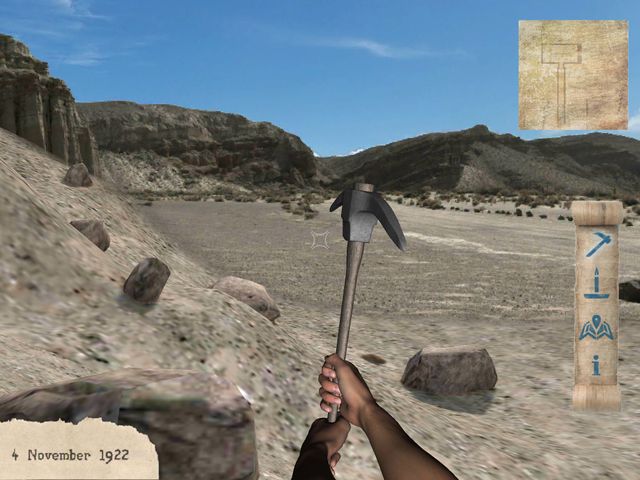Capture de l'appli Toutankhamon