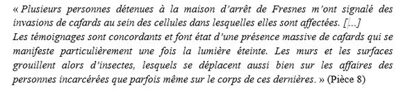 L'un des témoignages cités dans le référé liberté