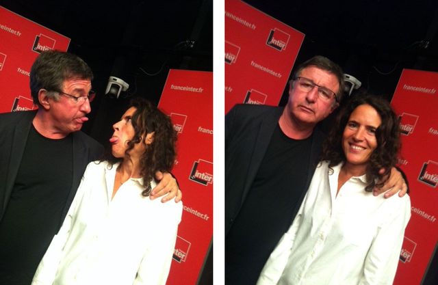 Jean-Michel Djian et Mazarine Pingeot