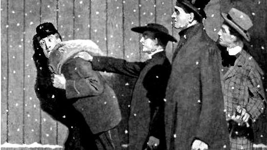 Illustration from The Innocence of Fr Brown, via Wikimedia Commons, 1911 - Sydney Seymour Lucas