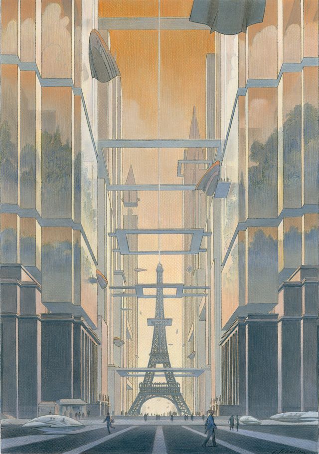 Une image de Revoir Paris, tome 2, avec l'aimable autorisation de Benoît Peeters