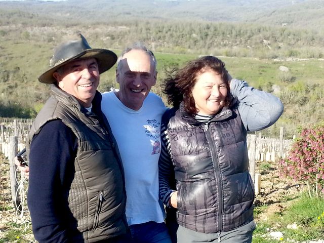 Denis avec les Bourguignon (Lydia et Claude)