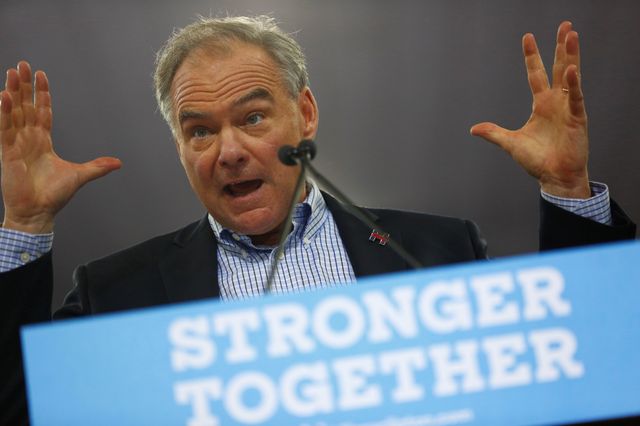 USA2016 : Tim Kaine "en excellente forme" selon son médecin