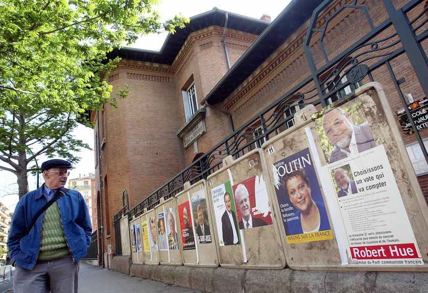 Affiches de la campagne présidentielle de 2002