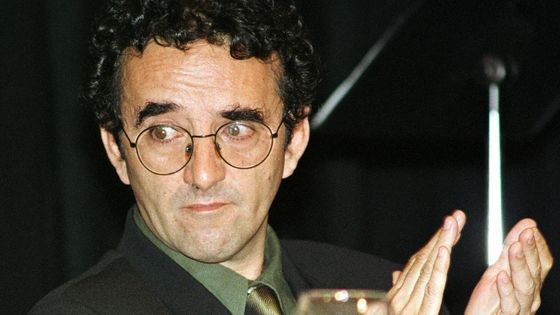 Roberto Bolano le 2 août 1999 à Caracas. ©AFP - Bertrand Parres / AFP