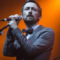 Neil Hannon du groupe The Divine Comedy en juillet 2016 en Espagne