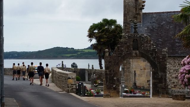 Scouts à Landévennec été 2016