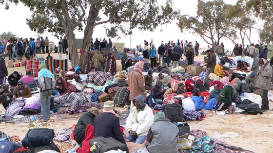 Réfugiés du Bangladesh au Camps de Choucha - Tunisie (2011) - Mohamed Ali MHENNI