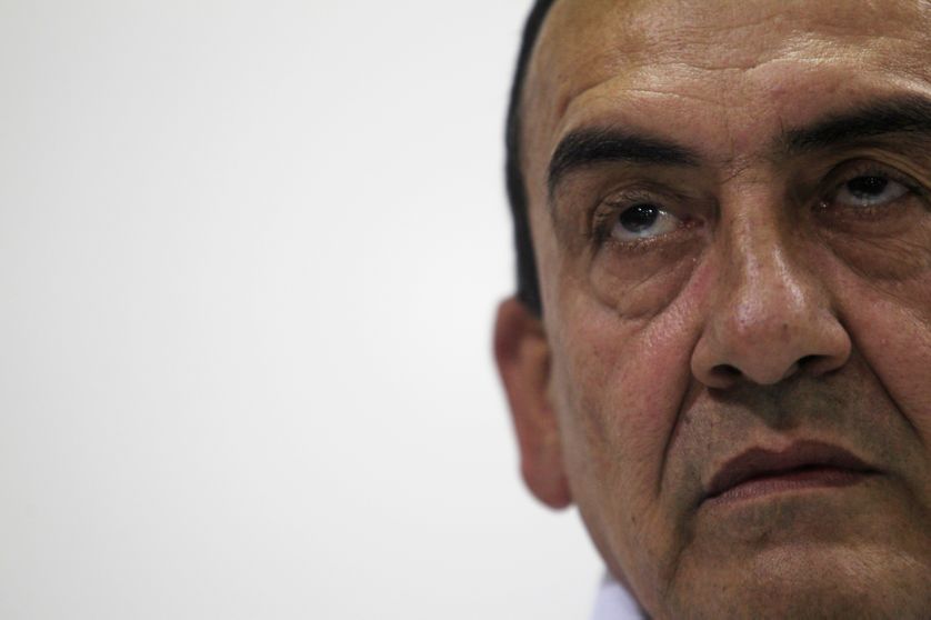 Mauricio Jaramillo, alias El Médico, commandant des Farc, à La Havane le 4 septembre 2012.