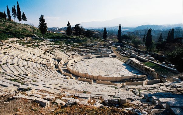 Theatre of Dionysus, Athens © DEA / A. VERGANI