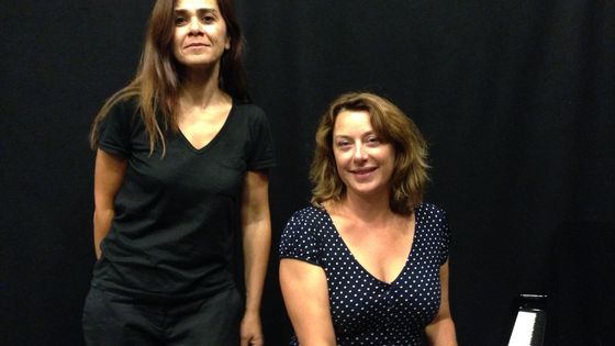 Négar Djavadi & Catel Muller ©Radio France - Martin Quenehen