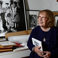 Sabine Weiss en novembre 2014 à Paris