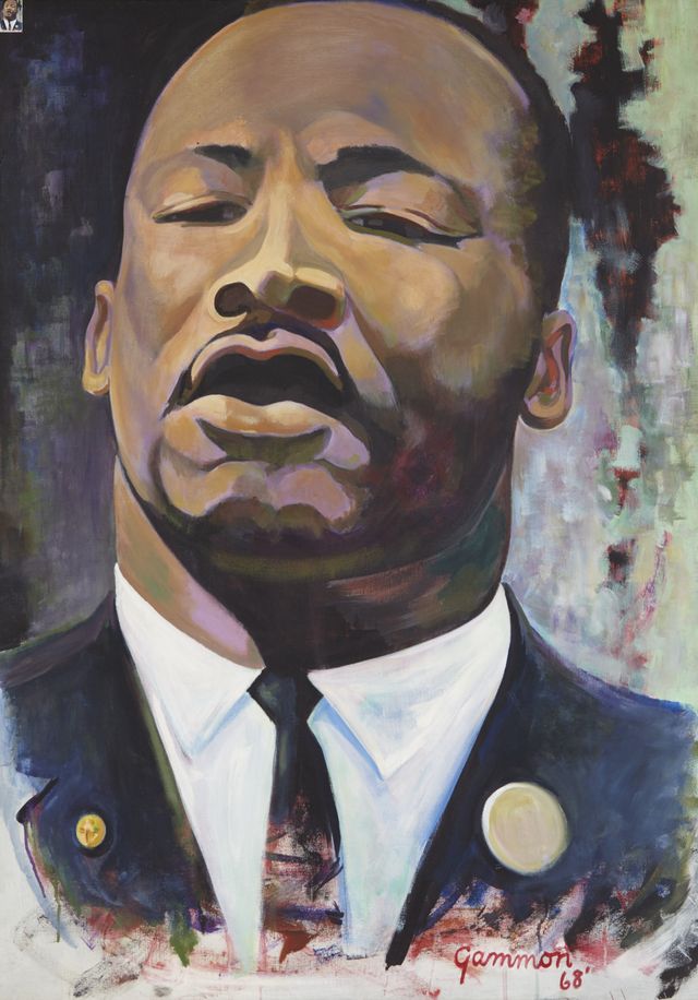 Martin Luther King, jr par Gammon 1968