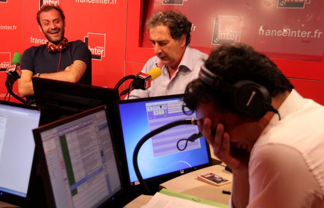 Augustin Trapenard, François Morel et Patrick Cohen
