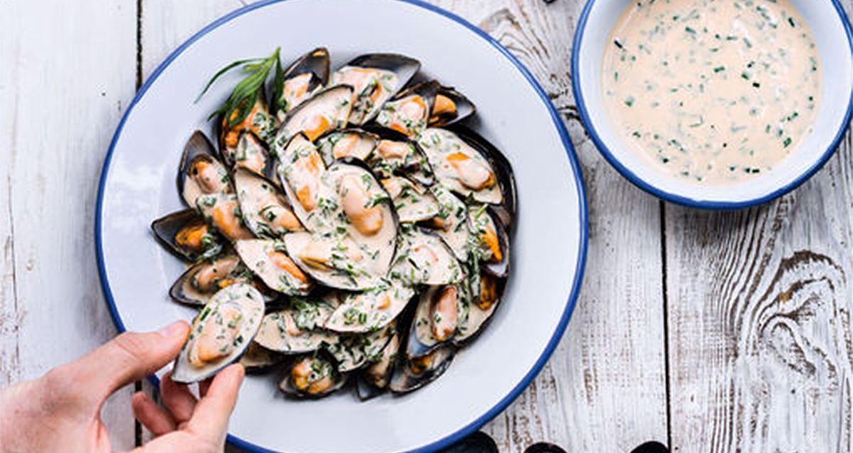 Moules Froides En Sauce A L Estragon