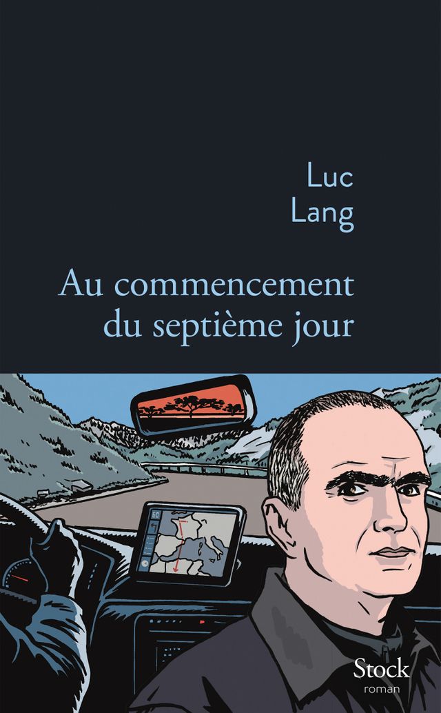 "Au commencement du septième jour" de Luc Lang aux Editions Stock (Couverture)