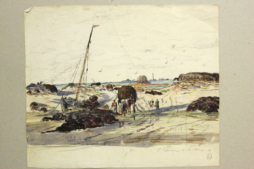 Le sillon de Talbert au temps des goémoniers