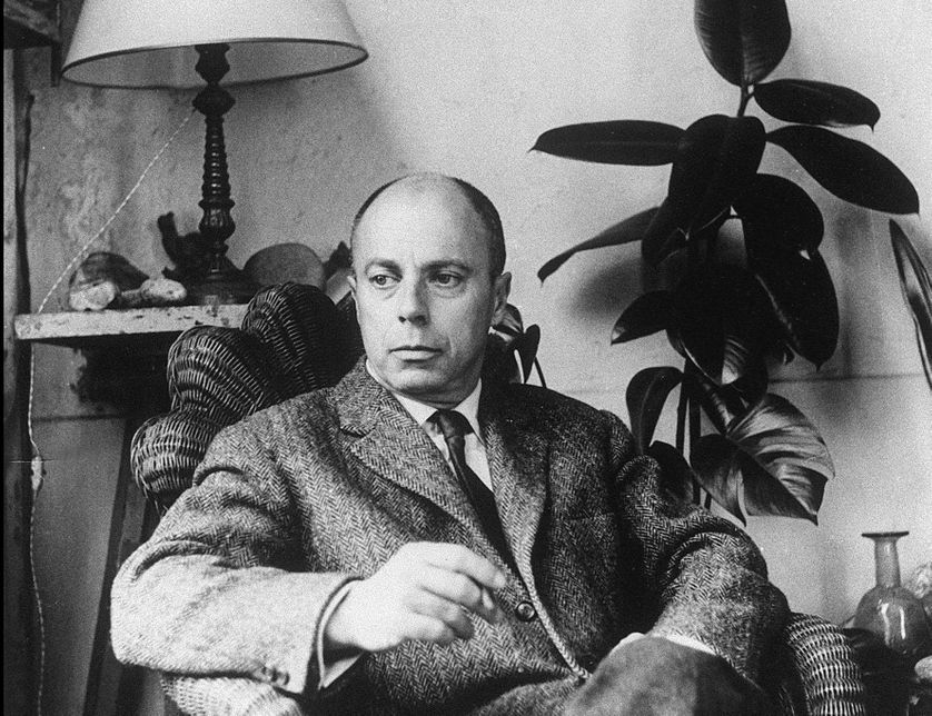 Claude Simon en 1961, à Paris