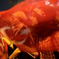 Manifestation pro-Erdogan après l'échec du coup d'Etat de juillet 2016
