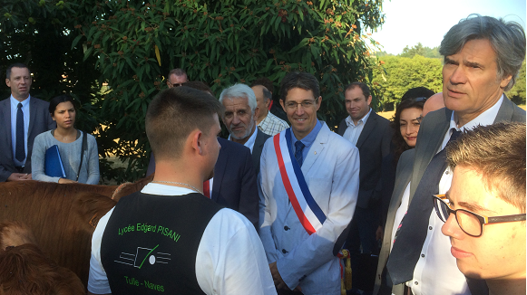 Stéphane Le Foll a discuté avec de nombreux élèves