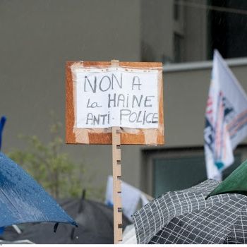 Manifestation des policiers contre la haine anti-flics