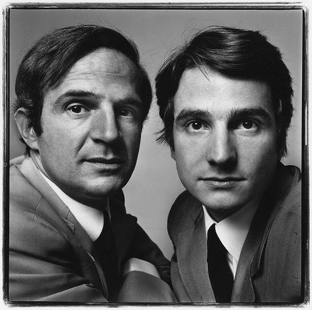 François Truffaut et Jean Pierre Léaud 1971