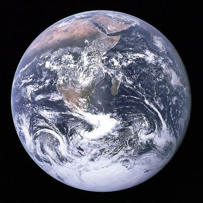 La terre vue de la Lune