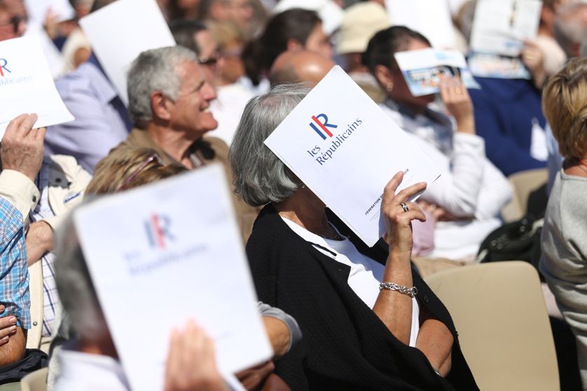 Des militants "Les Républicains" réunis à La Baule pour l'université d'été de leur mouvement