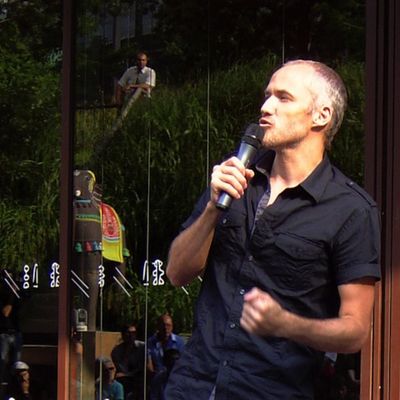 Boris Lelong, au Musée du Quai Branly, à Paris