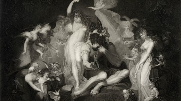 Le Songe d’une nuit d’été, Acte IV, scène 1. Gravure d’Henry Fuseli (1796)