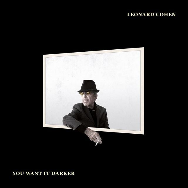 Couverture de l'album "You Want It Darker" de Leonard Cohen