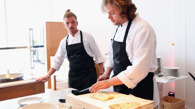 Paolo Pettenuzzo et Magnus Nilsson lors d'un atelier en France