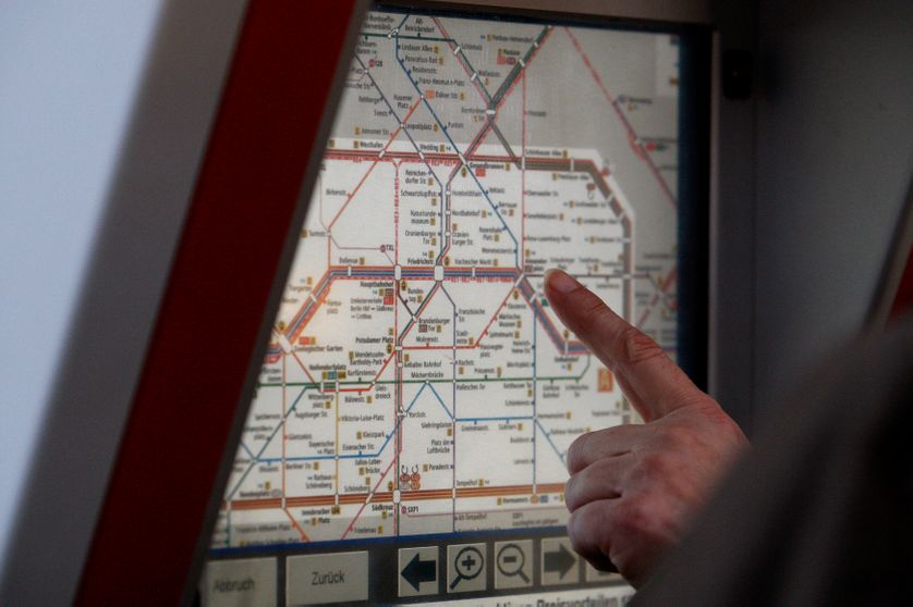 Plan du réseau ferré de Berlin