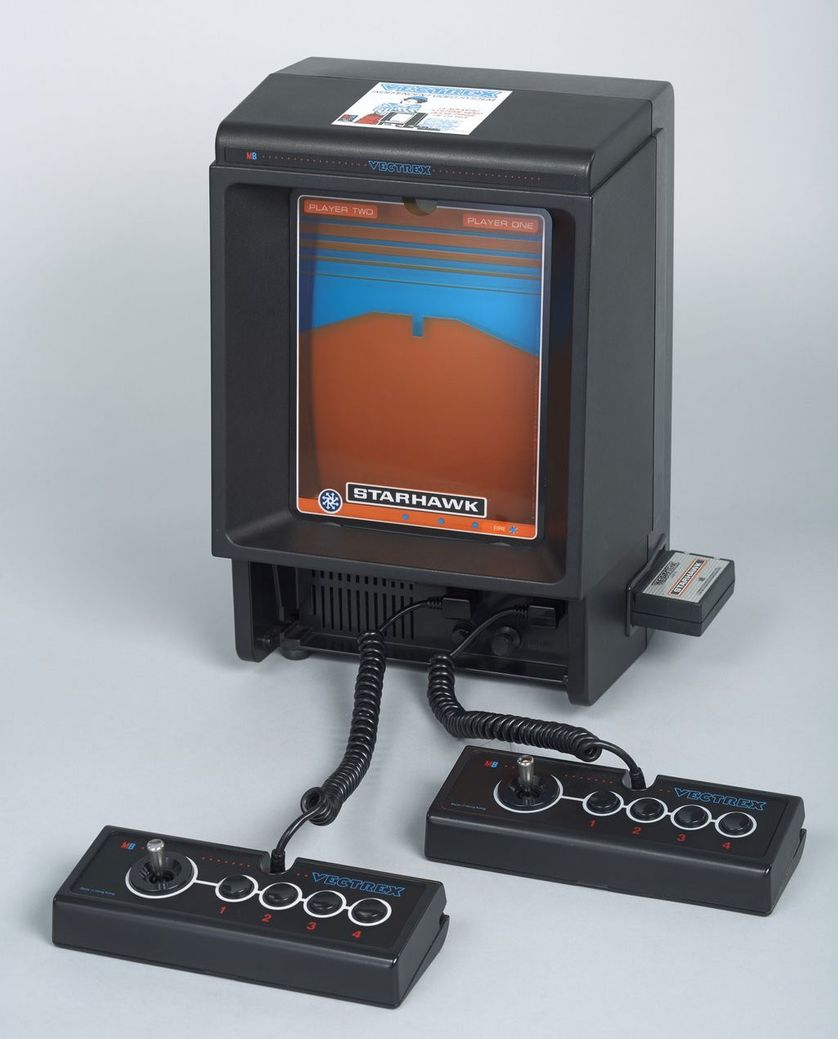 La console de jeu Vectrex.