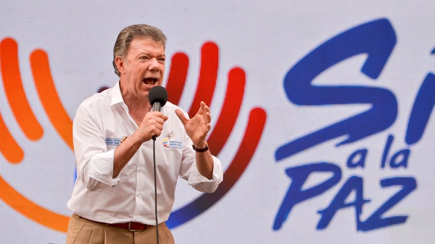 Le président colombien Juan Manuel Santos, le 29 juillet 2016.