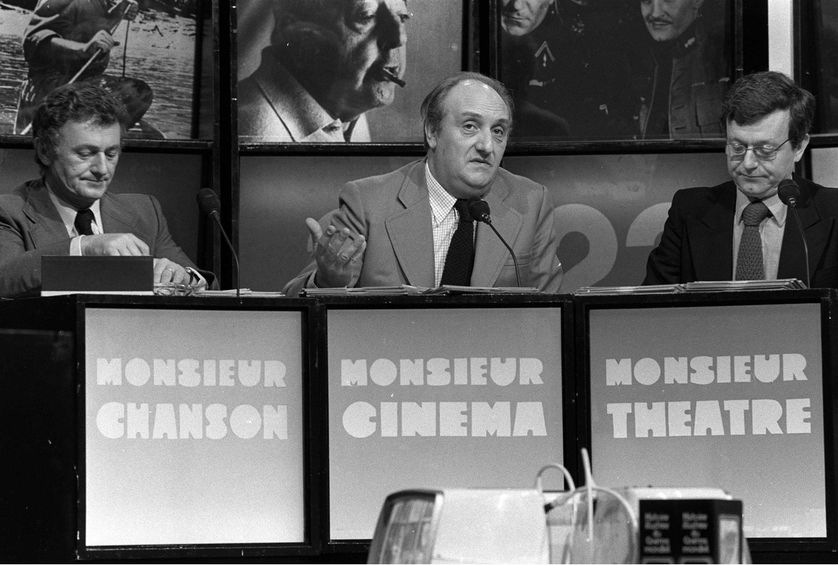 Pierre Tchernia dans l'émission "Monsieur Cinéma" en 1977