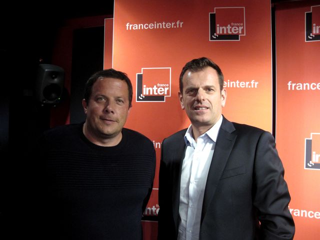 A gauche le journaliste spécialiste des affaires criminelles, François Pottier et à droite le juge d’instruction Patrice Camberou