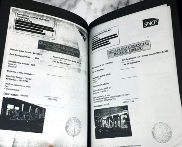 Extrait du catalogue de l'exposition de Cokney au Palais de Tokyo