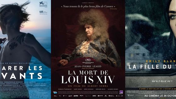 "La Mort de Louis XIV", "Réparer les vivants" et "La Fille du train"