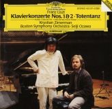 cd visuel Franz Liszt 2 concertos pour piano et Totentanz ozawa