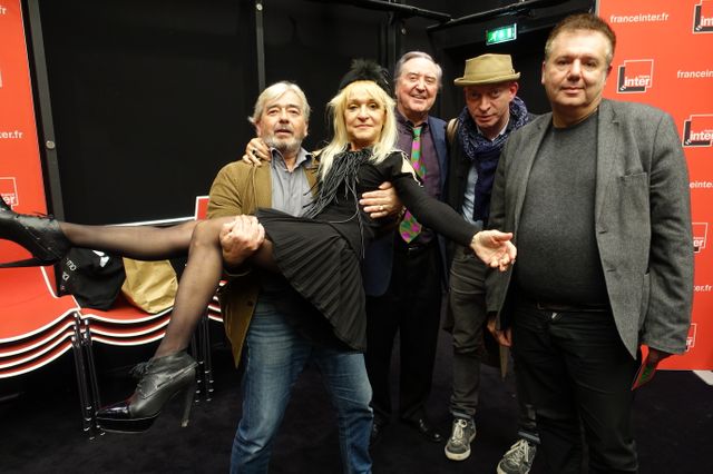 Hervé di Rosa, Suzanne Tarasieve, Alain Paucard, Fabrice Bousteau et Christophe Bourseiller