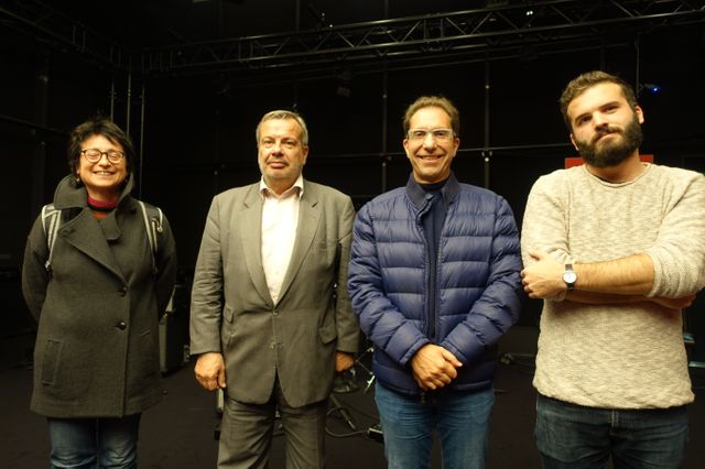 Aline Richard, Perico Legasse, Christian Recchia, Théo Ribeton