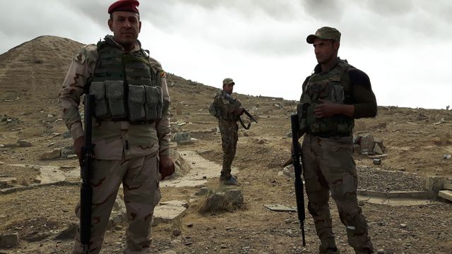 Les forces régulières irakiennes