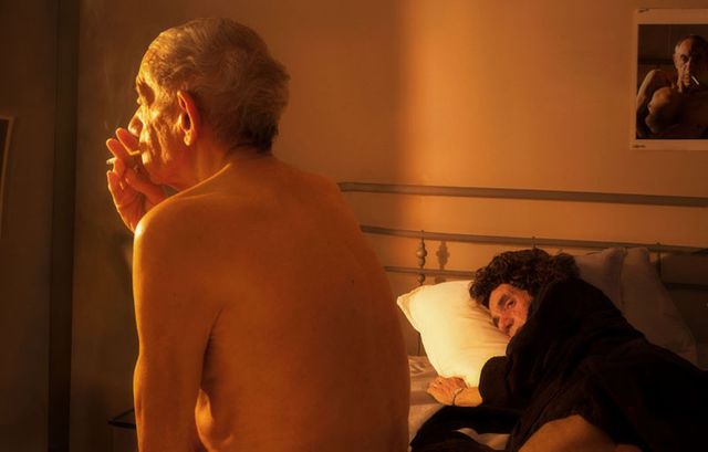 Hommage à Nan Goldin, Nan and Brian in bed. NYC, 1983, 2014