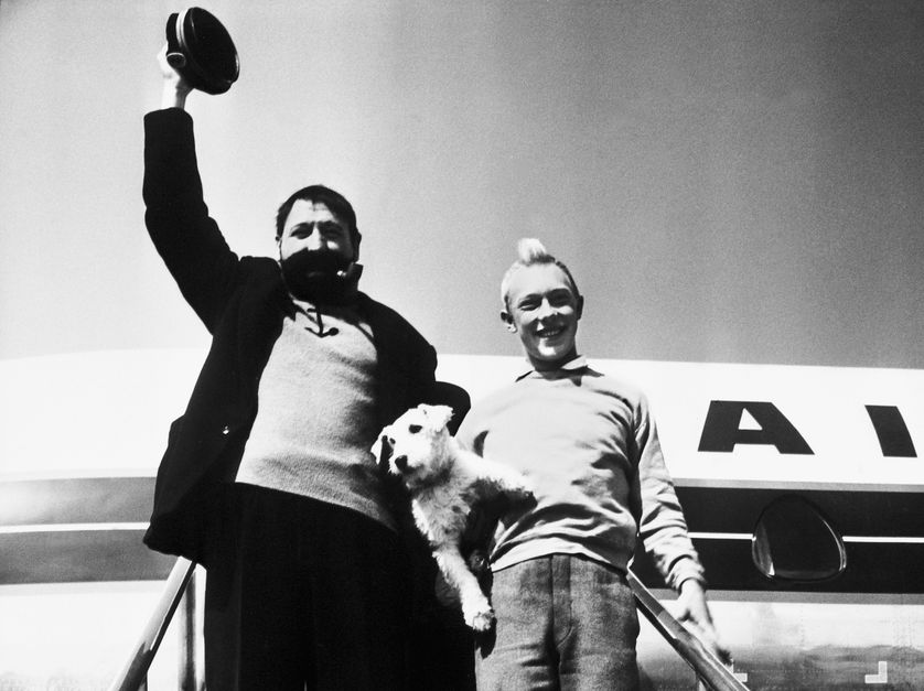 Capitaine Haddock et Tintin (Georges Wilson et Jean-Pierre Talbot) 1961