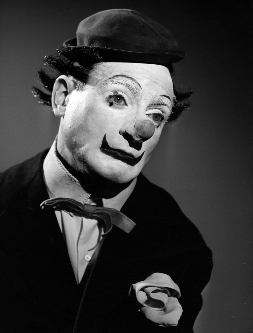 Le clown et cinéaste Pierre Etaix vers 1965