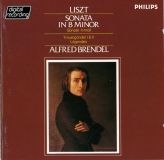 visuel cd Franz Liszt Sonate en si min 2 legendes La lugubre gondole Alfred Brendel