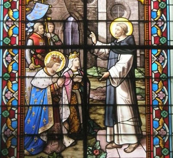 Saint-Thibaud de Marly reçoit Saint-Louis et Marguerite-de Provence. Eglise Saint-Eloi, Le Perray-en-Yvelines-78
