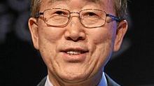 Ban Ki-Moon à Davos en 2008